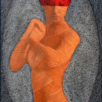 Pintura intitulada "Nude 4" por Haydar Ekinekk, Obras de arte originais, Óleo