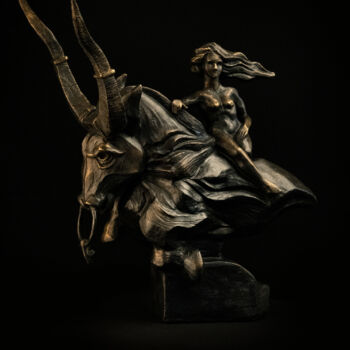 Sculpture intitulée "EUROPE" par Hayk Hovhannisyan, Œuvre d'art originale, Bronze