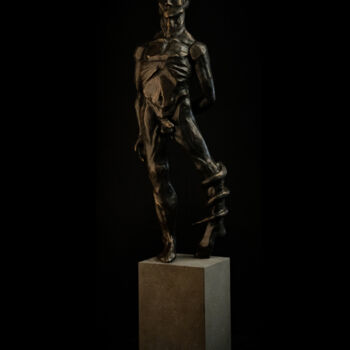 Sculpture intitulée "Adam Temptation" par Hayk Hovhannisyan, Œuvre d'art originale, Bronze