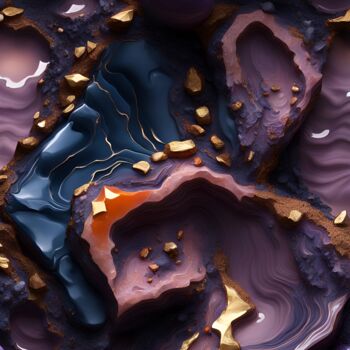 Arts numériques intitulée "Metals and Roses" par Hazel, Œuvre d'art originale, Image générée par l'IA