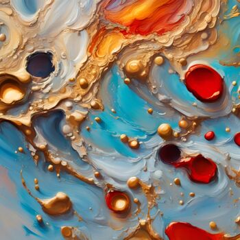 "Red Marble" başlıklı Dijital Sanat Hazel tarafından, Orijinal sanat, Dijital Resim