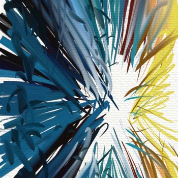 Digital Arts titled "Explosion" by Hugh, Hugues Burger, Original Artwork, Digital Painting