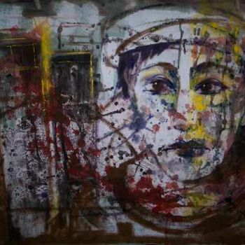 Pittura intitolato "Gavroche" da Hbron, Opera d'arte originale