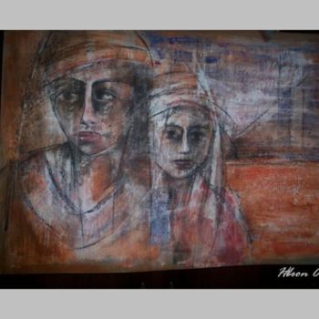 Peinture intitulée "Par le passé" par Hbron, Œuvre d'art originale