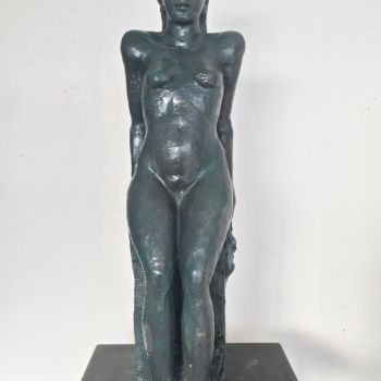 "Claudia Statue Scul…" başlıklı Heykel Hiam Demeulenaere tarafından, Orijinal sanat, Terracotta