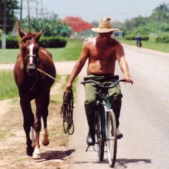 Fotografia zatytułowany „Cuban Biker” autorstwa Heart Art Rebecca, Oryginalna praca