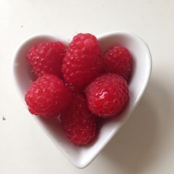 Photography titled "Raspberry Love" by Heart Art Rebecca, Original Artwork