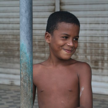 Photography titled "Favela Brazil boy" by Heart Art Rebecca, Original Artwork