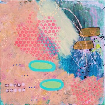 Картина под названием "I'm Not Like You" - Heather Hailstones, Подлинное произведение искусства, Акрил Установлен на Деревян…