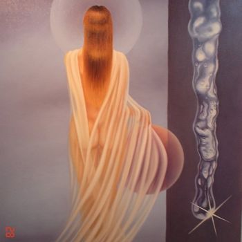 Painting titled "Purity - Purite" by Gyuri Lohmuller, Original Artwork, Oil