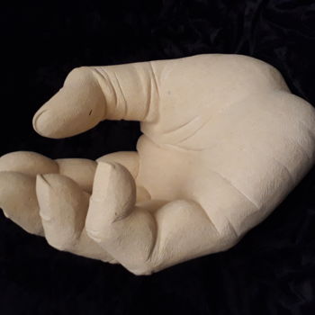 Sculpture intitulée "la main" par Hector Bouchet, Œuvre d'art originale, Pierre