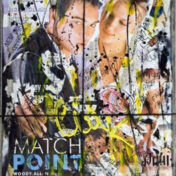 Malerei mit dem Titel "Match Point" von Hector&Hector, Original-Kunstwerk