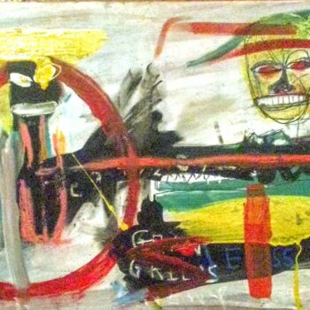 Painting titled "Quatar rate 2022" by Hector O'Kanin, Original Artwork, Acrylic