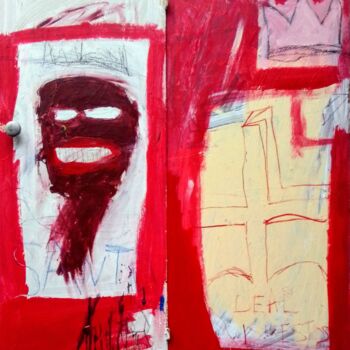 Pintura titulada "Very red" por Hector O'Kanin, Obra de arte original, Acrílico