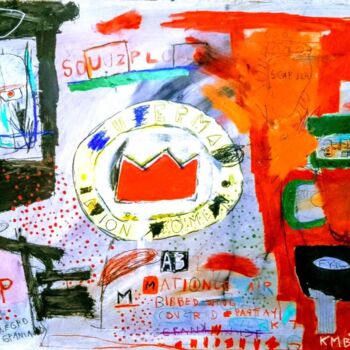 Malarstwo zatytułowany „Cover street” autorstwa Hector O'Kanin, Oryginalna praca, Akryl