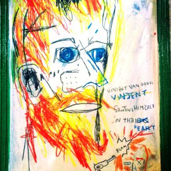 Peinture intitulée "Vincent" par Hector O'Kanin, Œuvre d'art originale, Bombe aérosol