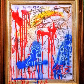 Painting titled "49:3" by Hector O'Kanin, Original Artwork, Acrylic