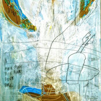 Pittura intitolato "Lobster 2" da Hector O'Kanin, Opera d'arte originale, Acrilico