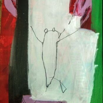 Картина под названием "Lobster kill 3" - Hector O'Kanin, Подлинное произведение искусства, Акрил