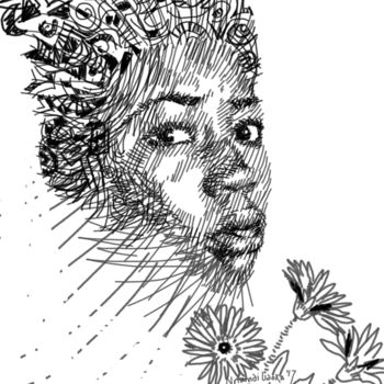 Desenho intitulada "fear.jpg" por Hector Udoka, Obras de arte originais, Fotografia digital