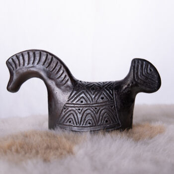 Scultura intitolato "Statue cheval antiq…" da Hedi El Annabi, Opera d'arte originale, Ceramica