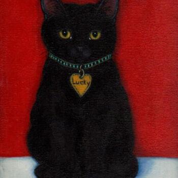 Painting titled "Lucky" by Heidi Shaulis, Original Artwork