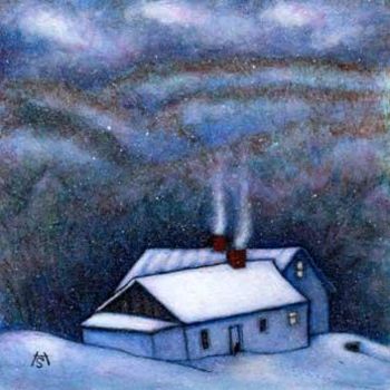 Painting titled "Almost Home" by Heidi Shaulis, Original Artwork