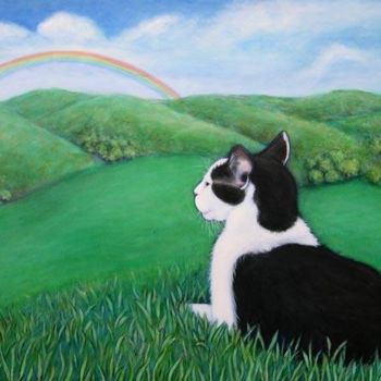 Painting titled "Franklin" by Heidi Shaulis, Original Artwork