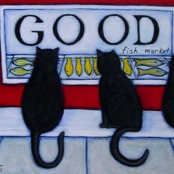 Painting titled "Good Luck" by Heidi Shaulis, Original Artwork