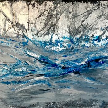 Painting titled "Frozen" by Nina Heimann, Original Artwork, Acrylic