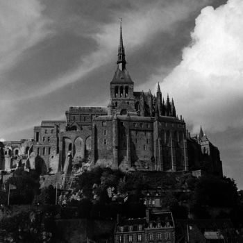 Fotografie getiteld "Mont Saint Michel,…" door Heinz Baade, Origineel Kunstwerk