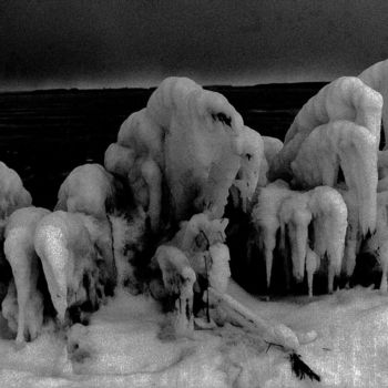 Fotografie mit dem Titel "After the ice storm" von Heinz Baade, Original-Kunstwerk
