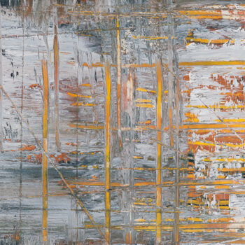 Malerei mit dem Titel "Staude-108" von Heinz Bernhard Staude, Original-Kunstwerk, Acryl Auf Keilrahmen aus Holz montiert