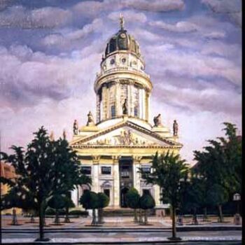 Painting titled "Französischer Dom (…" by Heinz Sterzenbach, Original Artwork