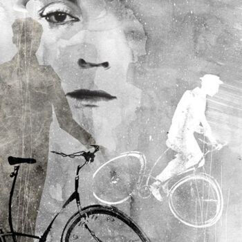 Arts numériques intitulée "Buster Keaton ( thé…" par Hel Swynghedauw, Œuvre d'art originale, Peinture numérique