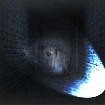 Digitale Kunst mit dem Titel "Auge VII" von Helen Grosswart, Original-Kunstwerk