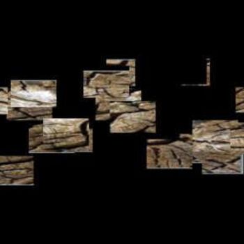 Digitale Kunst mit dem Titel "Holzweg" von Helen Grosswart, Original-Kunstwerk
