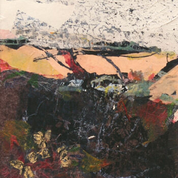 Collages titled "Lumière sur paysage" by Helen Hill, Original Artwork, Collages