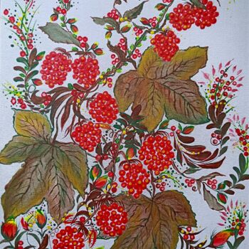 Pintura intitulada "Fall" por Helen  Polishuk, Obras de arte originais, Lápis