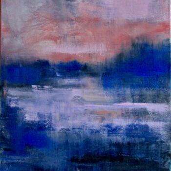 Painting titled "Late Evening on the…" by Helena Butler, Original Artwork, Acrylic