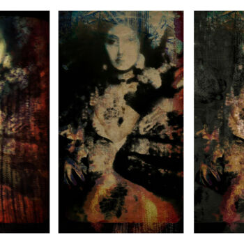 Fotografia intitolato "Cleopatra’s death" da Helena Pellicer Ortiz, Opera d'arte originale, Fotografia digitale
