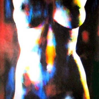 Pintura intitulada ""Naked Skin"" por Helena Wierzbicki, Obras de arte originais, Acrílico