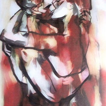 Malerei mit dem Titel ""Filled Ecstasy"" von Helena Wierzbicki, Original-Kunstwerk, Acryl