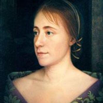 Painting titled "Nathalie" by Ellen De Groot, Original Artwork, Oil