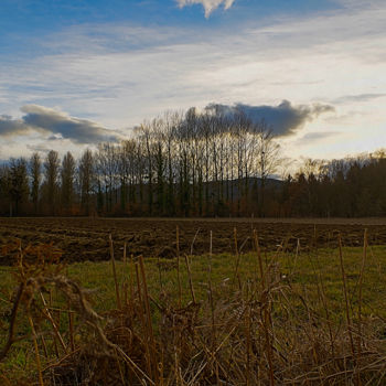 Fotografie mit dem Titel "coucher de soleil" von Hélèna.T, Original-Kunstwerk