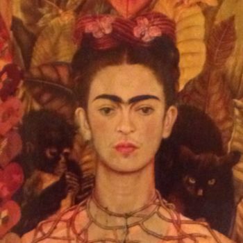 Colagens intitulada "Frida Joyaux" por Helene Chabaud / Billiotte, Obras de arte originais