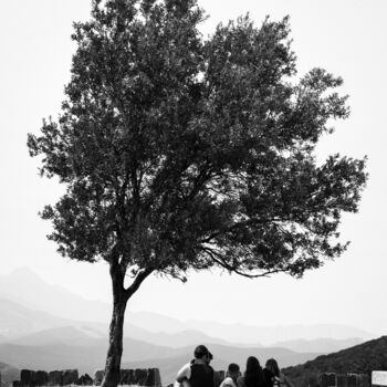 Photography titled "PICNIC UNDER A TREE" by Hélène Le Goff, Original Artwork, Digital Photography