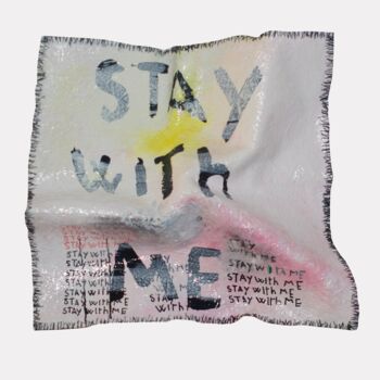 Sculpture titled "Stay with me" by Hélène Lelimouzin, Original Artwork, Acrylic