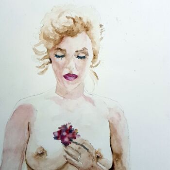 「Marilyn」というタイトルの絵画 Helene Miazによって, オリジナルのアートワーク