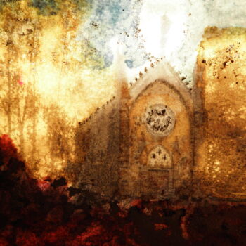 Arts numériques intitulée "La Chapelle au Bois…" par Hélène Mongin, Œuvre d'art originale, Photo montage